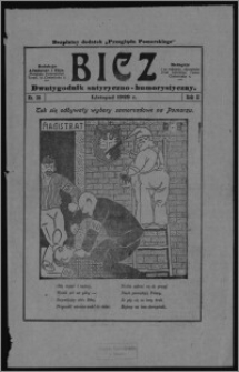 Bicz : dwutygodnik satyryczno-humorystyczny : bezpłatny dodatek "Przeglądu Pomorskiego" 1929, R. 2 nr 28