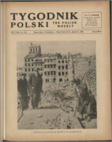 Tygodnik Polski = The Polish Weekly / Koło Pisarzy z Polski 1946, R. 4 nr 15 (172)