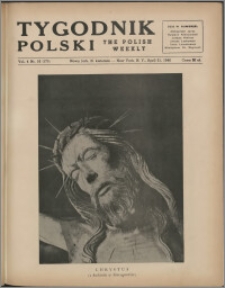 Tygodnik Polski = The Polish Weekly / Koło Pisarzy z Polski 1946, R. 4 nr 16 (173)