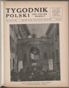 Tygodnik Polski = The Polish Weekly / Koło Pisarzy z Polski 1946, R. 4 nr 27 (184)