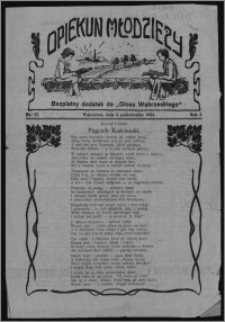 Opiekun Młodzieży : bezpłatny dodatek do "Głosu Wąbrzeskiego" 1924.10.02, R. 1, nr 27