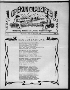 Opiekun Młodzieży : bezpłatny dodatek do "Głosu Wąbrzeskiego" 1926.11.11, R. 3, nr 45