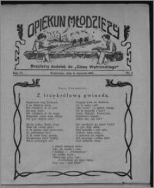 Opiekun Młodzieży : bezpłatny dodatek do "Głosu Wąbrzeskiego" 1927.01.06, R. 4, nr 1