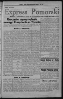 Express Pomorski 1924.08.09, R. 1, nr 87