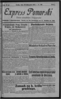 Express Pomorski : pismo niezależne i bezpartyjne 1924.11.26, R. 1, nr 196