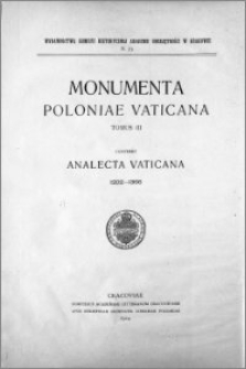 Analecta Vaticana 1202-1366