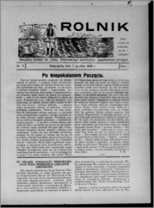 Rolnik : bezpłatny dodatek do "Głosu Wąbrzeskiego", poświęcony zagadnieniom rolniczym 1929.12.07, R. 1, nr 11
