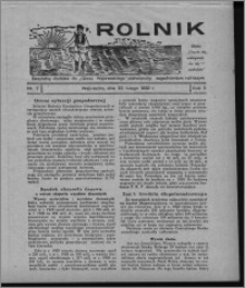 Rolnik : bezpłatny dodatek do "Głosu Wąbrzeskiego", poświęcony zagadnieniom rolniczym 1930.02.22, R. 2, nr 7