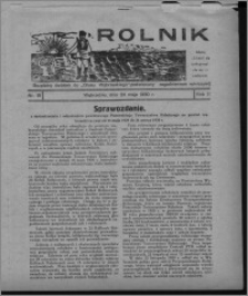 Rolnik : bezpłatny dodatek do "Głosu Wąbrzeskiego", poświęcony zagadnieniom rolniczym 1930.05.24, R. 2, nr 18