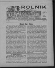 Rolnik : bezpłatny dodatek do "Głosu Wąbrzeskiego", poświęcony zagadnieniom rolniczym 1930.06.28, R. 2, nr 28[!]