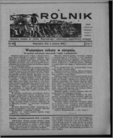 Rolnik : bezpłatny dodatek do "Głosu Wąbrzeskiego", poświęcony zagadnieniom rolniczym 1930.08.02, R. 2, nr 33