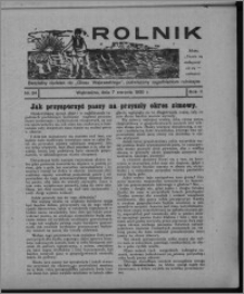 Rolnik : bezpłatny dodatek do "Głosu Wąbrzeskiego", poświęcony zagadnieniom rolniczym 1930.08.07, R. 2, nr 34