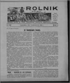Rolnik : bezpłatny dodatek do "Głosu Wąbrzeskiego" poświęcony zagadnieniom rolniczym 1930.10.11, R. 2, nr 40
