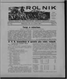 Rolnik : bezpłatny dodatek do "Głosu Wąbrzeskiego" poświęcony zagadnieniom rolniczym 1931.04.25, R. 3, nr 12 [i.e. 13]