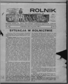 Rolnik : bezpłatny dodatek do "Głosu Wąbrzeskiego" poświęcony zagadnieniom rolniczym 1931.12.19, R. 3, nr 34