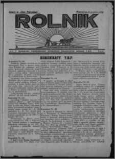 Rolnik : dodatek poświęcony sprawom rolniczym : organ T.R.P. : dodatek do "Głosu Wąbrzeskiego" 1934.12.20, R. 2 [i.e. 4], nr 27