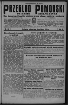 Przegląd Pomorski : dziennik chełmżyński : pismo demokratyczne i bezpartyjne poświęcone sprawom kulturalno-oświatowym i gospodarczym 1929.02.16, R. 2, nr 38