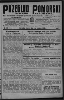 Przegląd Pomorski : dziennik chełmżyński : pismo demokratyczne i bezpartyjne poświęcone sprawom kulturalno-oświatowym i gospodarczym 1929.06.04, R. 2, nr 125