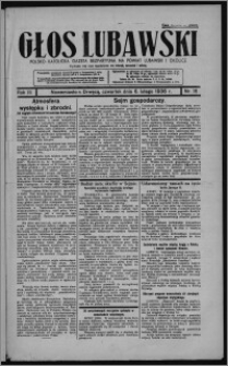 Głos Lubawski : polsko-katolicka gazeta bezpartyjna na powiat lubawski i okolice 1936.02.06, R. 3, nr 15