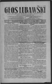 Głos Lubawski : polsko-katolicka gazeta bezpartyjna na powiat lubawski i okolice 1936.02.08, R. 3, nr 16 + Dodatek Rolniczy nr 6