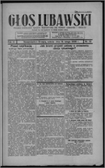 Głos Lubawski : polsko-katolicka gazeta bezpartyjna na powiat lubawski i okolice 1936.02.15, R. 3, nr 19 + Dodatek Rolniczy nr 7