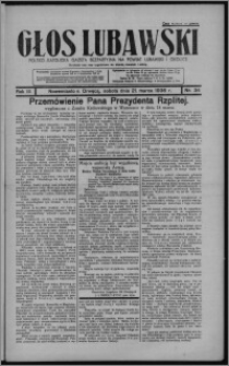 Głos Lubawski : polsko-katolicka gazeta bezpartyjna na powiat lubawski i okolice 1936.03.21, R. 3, nr 34 + Dodatek Rolniczy nr 12