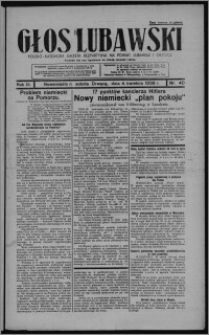 Głos Lubawski : polsko-katolicka gazeta bezpartyjna na powiat lubawski i okolice 1936.04.04, R. 3, nr 40 + Dodatek Rolniczy nr 14