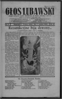 Głos Lubawski : polsko-katolicka gazeta bezpartyjna na powiat lubawski i okolice 1936.04.11, R. 3, nr 43 + Dodatek Rolniczy nr [15]