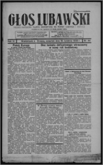 Głos Lubawski : polsko-katolicka gazeta bezpartyjna na powiat lubawski i okolice 1936.04.16, R. 3, nr 44
