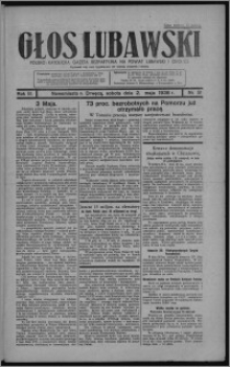 Głos Lubawski : polsko-katolicka gazeta bezpartyjna na powiat lubawski i okolice 1936.05.02, R. 3, nr 51 + Dodatek Rolniczy nr 18