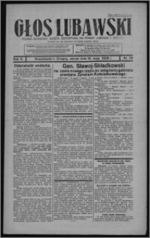 Głos Lubawski : polsko-katolicka gazeta bezpartyjna na powiat lubawski i okolice 1936.05.19, R. 3, nr 58