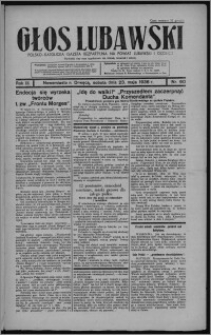 Głos Lubawski : polsko-katolicka gazeta bezpartyjna na powiat lubawski i okolice 1936.05.23, R. 3, nr 60 + Dodatek Rolniczy nr 21