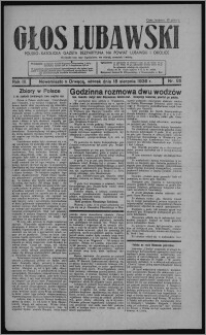 Głos Lubawski : polsko-katolicka gazeta bezpartyjna na powiat lubawski i okolice 1936.08.18, R. 3, nr 95