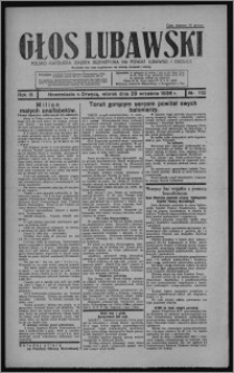 Głos Lubawski : polsko-katolicka gazeta bezpartyjna na powiat lubawski i okolice 1936.09.29, R. 3, nr 113