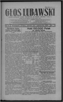 Głos Lubawski : polsko-katolicka gazeta bezpartyjna na powiat lubawski i okolice 1936.10.01, R. 3, nr 114