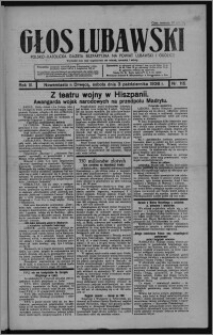 Głos Lubawski : polsko-katolicka gazeta bezpartyjna na powiat lubawski i okolice 1936.10.03, R. 3, nr 115 + Dodatek Rolniczy nr 40