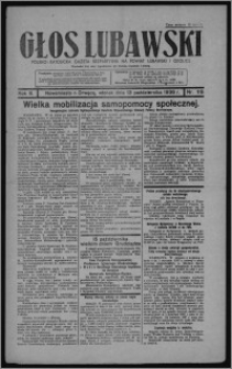 Głos Lubawski : polsko-katolicka gazeta bezpartyjna na powiat lubawski i okolice 1936.10.13, R. 3, nr 119