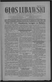 Głos Lubawski : polsko-katolicka gazeta bezpartyjna na powiat lubawski i okolice 1936.10.15, R. 3, nr 120