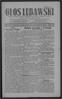 Głos Lubawski : polsko-katolicka gazeta bezpartyjna na powiat lubawski i okolice 1936.10.20, R. 3, nr 122
