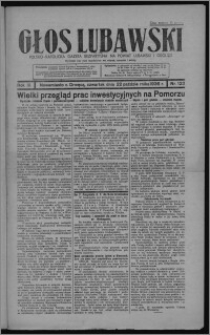 Głos Lubawski : polsko-katolicka gazeta bezpartyjna na powiat lubawski i okolice 1936.10.22, R. 3, nr 123