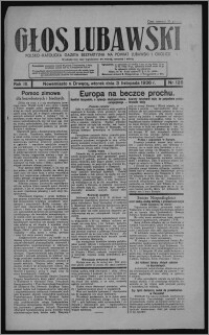 Głos Lubawski : polsko-katolicka gazeta bezpartyjna na powiat lubawski i okolice 1936.11.03, R. 3, nr 128