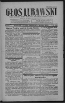 Głos Lubawski : polsko-katolicka gazeta bezpartyjna na powiat lubawski i okolice 1936.11.21, R. 3, nr 136 + Dodatek Rolniczy nr 47