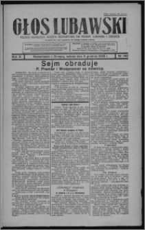 Głos Lubawski : polsko-katolicka gazeta bezpartyjna na powiat lubawski i okolice 1936.12.05, R. 3, nr 142 + Dodatek Rolniczy nr 59 [i.e. 49]