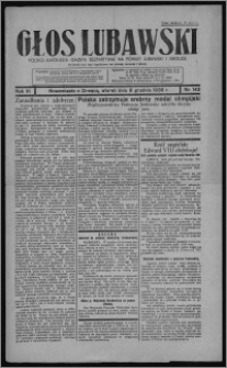 Głos Lubawski : polsko-katolicka gazeta bezpartyjna na powiat lubawski i okolice 1936.12.08, R. 3, nr 143