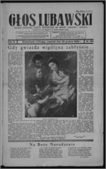 Głos Lubawski : polsko-katolicka gazeta bezpartyjna na powiat lubawski i okolice 1936.12.24, R. 3, nr 150