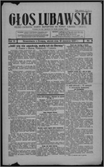 Głos Lubawski : polsko-katolicka gazeta bezpartyjna na powiat lubawski i okolice 1937.01.19, R. 6 [i.e. 4], nr 8