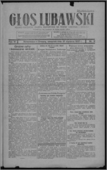 Głos Lubawski : polsko-katolicka gazeta bezpartyjna na powiat lubawski i okolice 1937.01.21, R. 6 [i.e. 4], nr 9