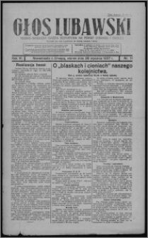 Głos Lubawski : polsko-katolicka gazeta bezpartyjna na powiat lubawski i okolice 1937.01.26, R. 6 [i.e. 4], nr 11