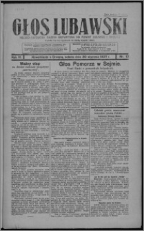 Głos Lubawski : polsko-katolicka gazeta bezpartyjna na powiat lubawski i okolice 1937.01.30, R. 6 [i.e. 4], nr 13 + Dodatek Rolniczy nr 4