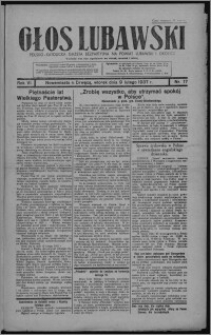 Głos Lubawski : polsko-katolicka gazeta bezpartyjna na powiat lubawski i okolice 1937.02.09, R. 6 [i.e. 4], nr 17
